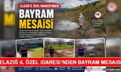 Elazığ İl Özel İdaresi’nden Bayram Mesaisi