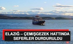 Elazığ – Çemişgezek Hattında Seferler Durduruldu
