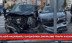 Elazığ Hazardağlı Kavşağı’nda Zincirleme Trafik Kazası