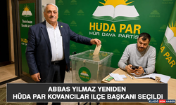 Abbas Yılmaz Yeniden HÜDA PAR Kovancılar İlçe Başkanı Seçildi