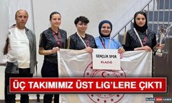 Üç Takımımız Üst Lig’lere Çıktı