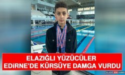 Elazığlı Yüzücüler Edirne’de Damga Vurdu