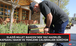 Elazığ Millet Bahçesi’nde Yaz Hazırlığı: Kapsamlı Bakım ve Yenileme Çalışmaları Sürüyor