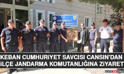 Keban Cumhuriyet Savcısı Cansın'dan İlçe Jandarma Komutanlığına Ziyaret