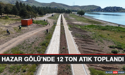 Hazar Gölü’nde 12 Ton Atık Toplandı