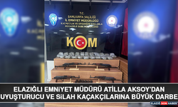 Elazığlı Emniyet Müdürü Atilla Aksoy’dan Uyuşturucu ve Silah Kaçakçılarına Büyük Darbe