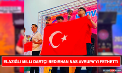 Elazığlı Milli Dartçı Bedirhan Nas Avrupa’yı Fethetti