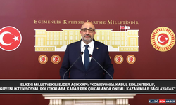 Milletvekili Açıkkapı: Komisyonda Kabul Edilen Teklif, Güvenlikten Sosyal Politikalara Kadar Pek Çok Alanda Önemli Kazan
