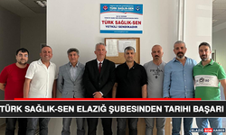 Türk Sağlık-Sen Elazığ Şubesinden Tarihi Başarı