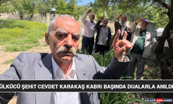 Ülkücü Şehit Cevdet Karakaş Kabri Başında Dualarla Anıldı