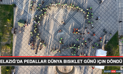 Elazığ’da Pedallar Dünya Bisiklet Günü İçin Döndü