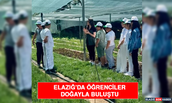 Elazığ’da öğrenciler doğayla buluştu