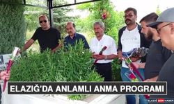Elazığ’da Anlamlı Anma Programı