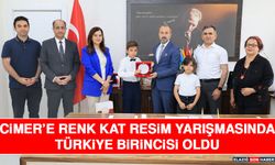 Cimer’e Renk Kat Resim Yarışmasında Türkiye Birincisi Oldu
