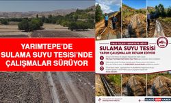 Yarımtepe’de Sulama Suyu Tesisi’nde Çalışmalar Sürüyor