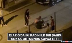Elazığ'da İki Kadın İle Bir Şahıs Sokak Ortasında Kavga Etti