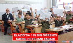 Elazığ’da 119 Bin Öğrenci Karne Heyecanı Yaşadı