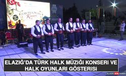 Türk Halk Müziği Konseri ve Halk Oyunları Gösterisi