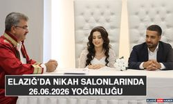 Elazığ’da Nikah Salonlarında 26.06.2026 Yoğunluğu