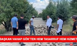 Başkan Vahap Gök’ten Hem Tasarruf Hem Hizmet