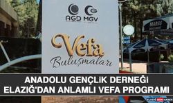 Anadolu Gençlik Derneği Elazığ'dan Anlamlı Vefa Programı