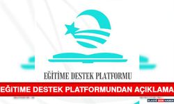 Eğitime Destek Platformundan Açıklama