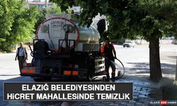 Elazığ Belediyesinden Hicret Mahallesinde Temizlik