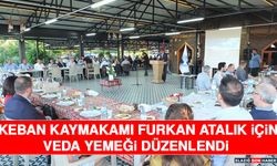 Keban Kaymakamı Furkan Atalık İçin Veda Yemeği Düzenlendi