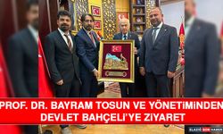 Prof. Dr. Bayram Tosun ve Yönetiminden Devlet Bahçeli’ye Ziyaret