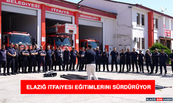 Elazığ İtfaiyesi Eğitimlerini Sürdürüyor
