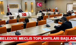 Belediye Meclis Toplantıları Başladı