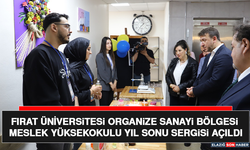 Fırat Üniversitesi Organize Sanayi Bölgesi Meslek Yüksekokulu Yıl Sonu Sergisi Açıldı