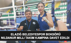 Elazığ Belediyespor Boksörü Nildanur Milli Takım Kampına Davet Edildi