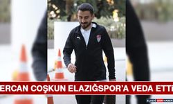 Ercan Coşkun Elazığspor’a Veda Etti