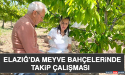 Elazığ’da Meyve Bahçelerinde Takip Çalışması