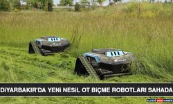Diyarbakır'da Yeni Nesil Ot Biçme Robotları Sahada