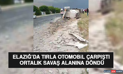 Elazığ’da Tırla Otomobil Çarpıştı Ortalık Savaş Alanına Döndü