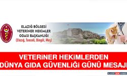 Veteriner Hekimlerden Dünya Gıda Güvenliği Günü Mesajı