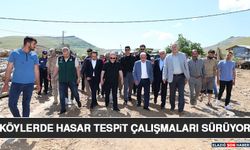 Köylerde Hasar Tespit Çalışmaları Sürüyor