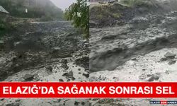Elazığ’da Sağanak Sonrası Sel