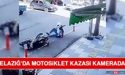 Elazığ’da Motosiklet Kazası Kamerada
