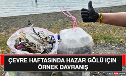 Çevre Haftasında Hazar Gölü İçin Örnek Davranış