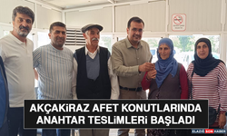 Akçakiraz Afet Konutlarında Anahtar Teslimleri Başladı