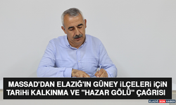 MASSAD'dan Elazığ'ın Güney İlçeleri İçin Tarihi Kalkınma ve "Hazar Gölü" Çağrısı