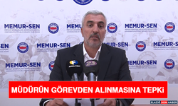 Müdürün Görevden Alınmasına Tepki
