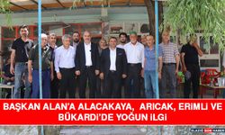Başkan Alan’a Alacakaya, Arıcak, Erimli ve Bükardi’de Yoğun İlgi