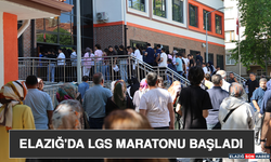 Elazığ'da LGS Maratonu Başladı