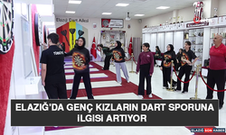 Elazığ'da Genç Kızların Dart Sporuna İlgisi Artıyor