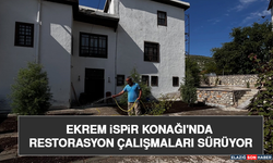 Ekrem İspir Konağı'nda Restorasyon Çalışmaları Sürüyor