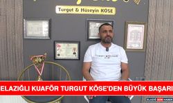 Elazığlı Kuaför Turgut Köse'den Büyük Başarı